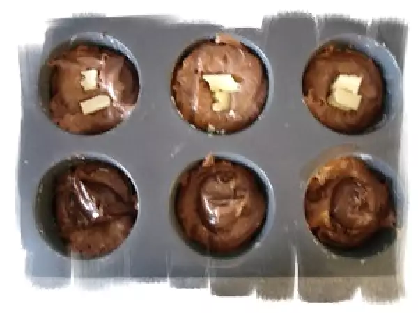 Recette Muffins chocolat blanc ou nutella?