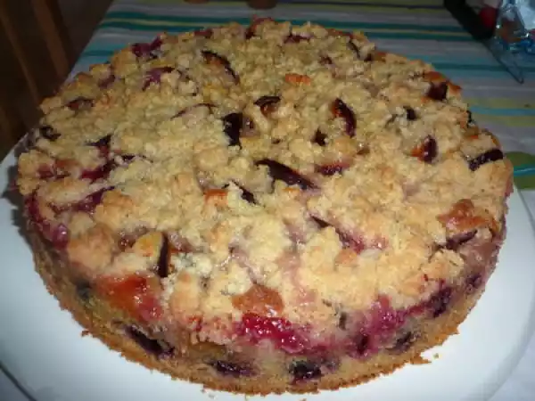 Recette Gateau streusel aux prunes