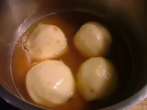Recette Poires pochées au sauterne