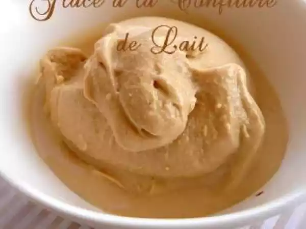 Recette Glace à la confiture de lait