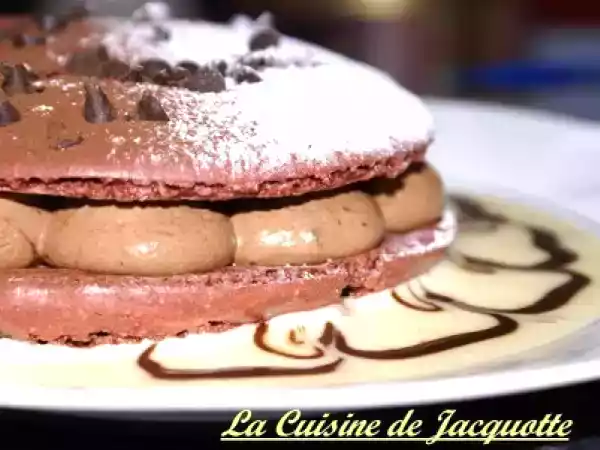 Recette Macaron gateau au chocolat