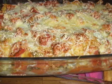 Recette Lasagnes tomates, pesto et mozzarella