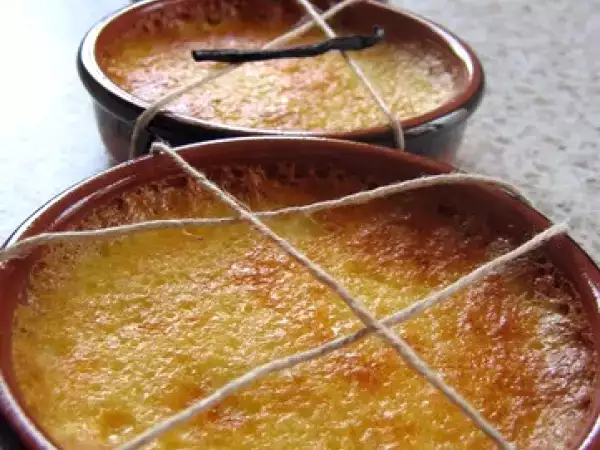 Recette Les oeufs au lait, humm un petit délice..