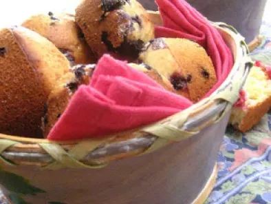 Recette Muffins au germe de blé et aux bleuets