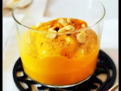 Recette Crème dessert à la carotte et cannelle - restaurant atmosphères*