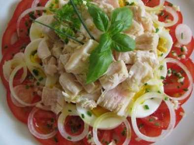 Recette Salade de tomates au thon frais