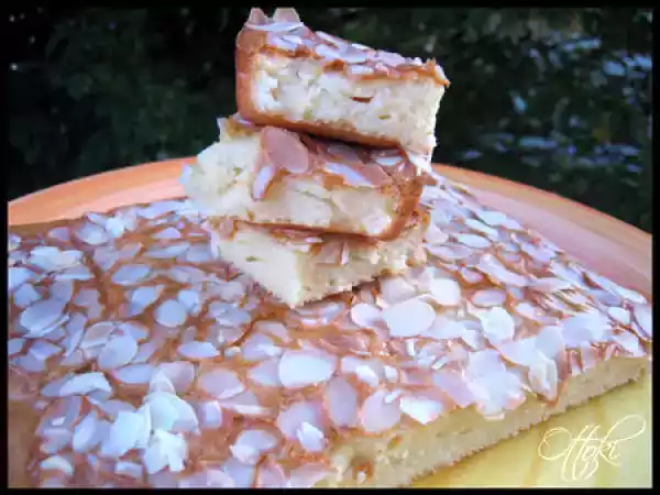 Recette Carrés moelleux aux amandes très allégés d'eryn