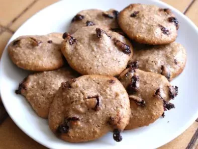 Recette Cookies au chocolat au lait et noisette... sans beurre