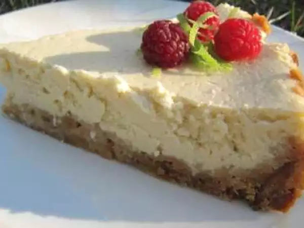 Recette Cheese cake citron vert framboise