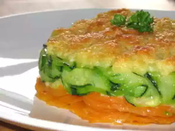 Recette Crumble aux légumes et parmesan