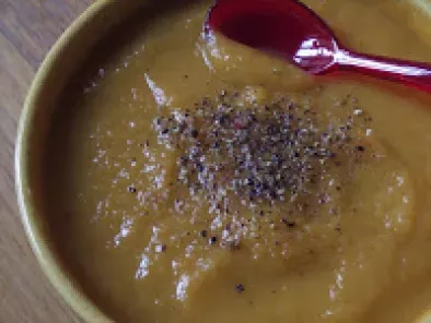 Recette Soupe 2p patate douce/poireaux