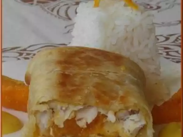 Recette Poisson en croûte avec son duo mangue-orange