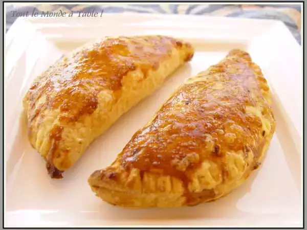Recette Chaussons poire, amande, chocolat