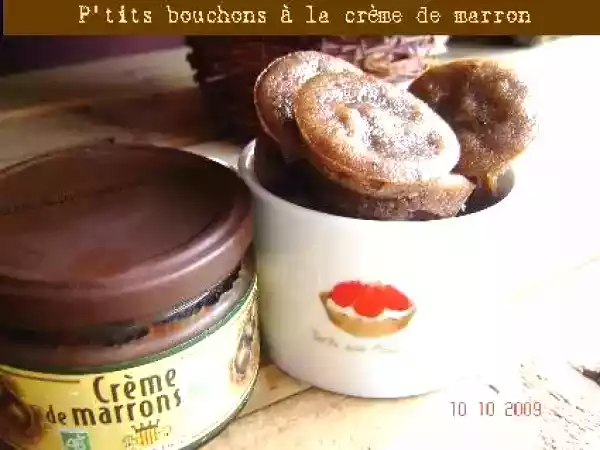 Recette Petits bouchons à la crème de marrons