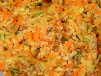 Recette Salade de boulgour aux carottes et aux courgettes