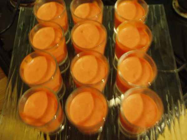Recette de verrine de mousse de betteraves rouges