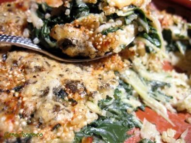 Recette Gratin de blettes au quinoa et gorgonzola