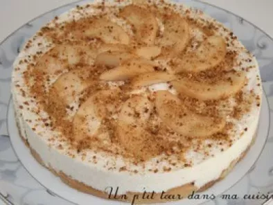 Recette P'tit gâteau nuage chantilly/poire et gousse de vanille