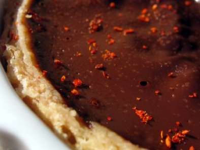 Recette Tarte chocolat noir et piment d'espelette