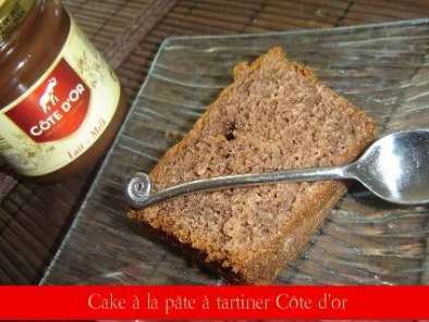 Recette Cake à la pâte à tartiner côte d'or