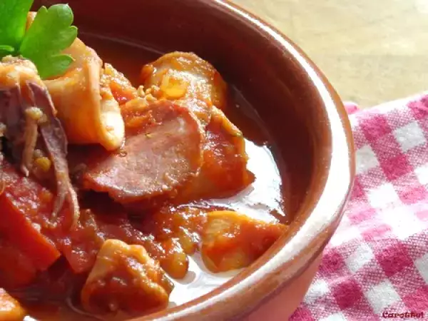 Recette Calamars au chorizo...pour vous convaincre!