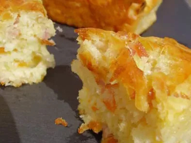 Recette Mini cakes carottes-lardons.