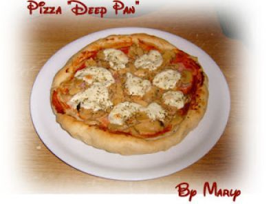 Recette Pizza façon deep pan
