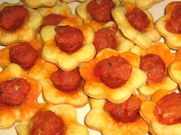 Recette Feuilletés au chorizo