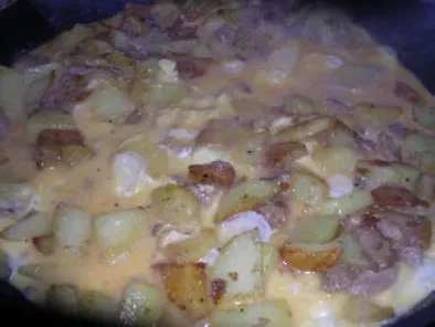 Recette Omelette thon -pommes de terre