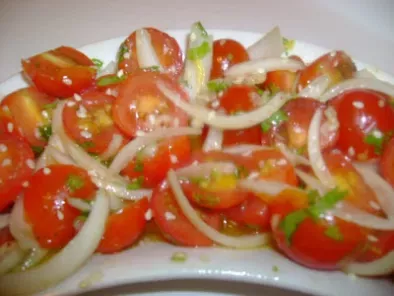 Recette Salade de tomates cerises au sésame