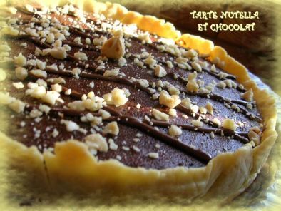 Recette Tarte tiède au nutella et chocolat de pierre hermé!!