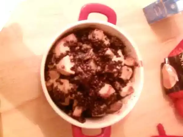 Recette Marmite de poulet aux lentilles et champignons