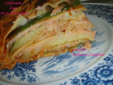 Recette Lasagnes saumon et courgettes