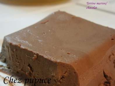 Recette Terrine marrons chocolat