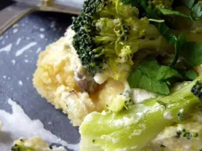Recette L'idée du week-end : tarte polenta aux brocolis