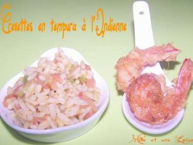 Recette Crevettes en tempura à l'indienne