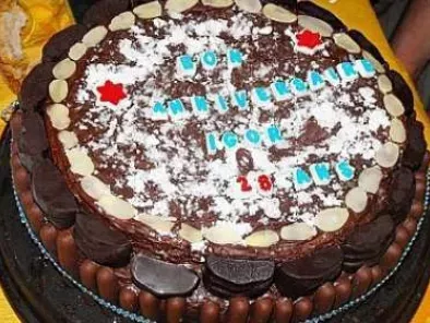 Recette Gâteau d'anniversaire au nutella