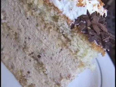 Recette Gâteau suprême à la crème mousseline praliné