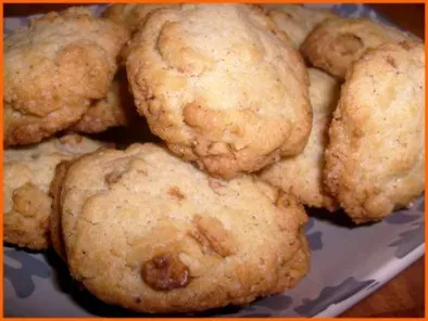 Recette Cookies aux amandes caramelisées...