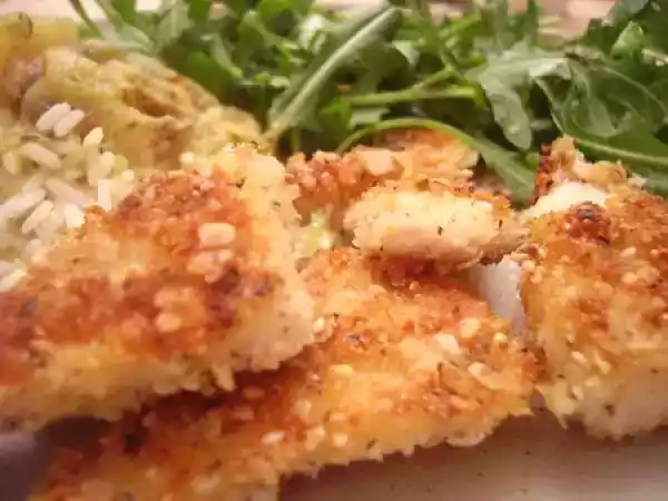 Recette Émincés de poulet enrobé