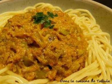 Recette Spaghetti sauce à la courge musquée