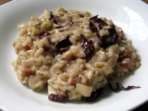 Recette Risotto con radicchio