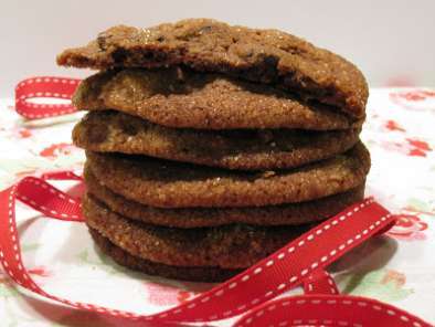 Recette Cookies moelleux au chocolat et au gingembre