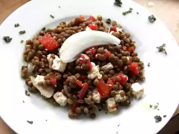Recette Salade de lentilles