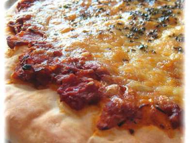Recette Pizza campagnola aux quatre fromages