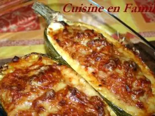 Recette Courge spaghetti farcie au veau