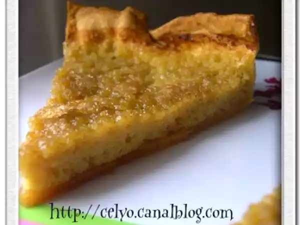 Recette Tarte sucrée à la flamande