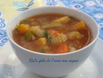 Recette Soupe aux légumes style laurier