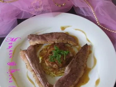 Recette Magret et foie gras de canard à la plancha
