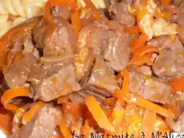 Recette Sauté de boeuf aux clémentines et cumin